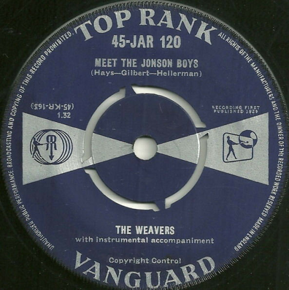 【中古】英7” Weavers Wild Goose Grasses 45JAR120 Top Rank /00080