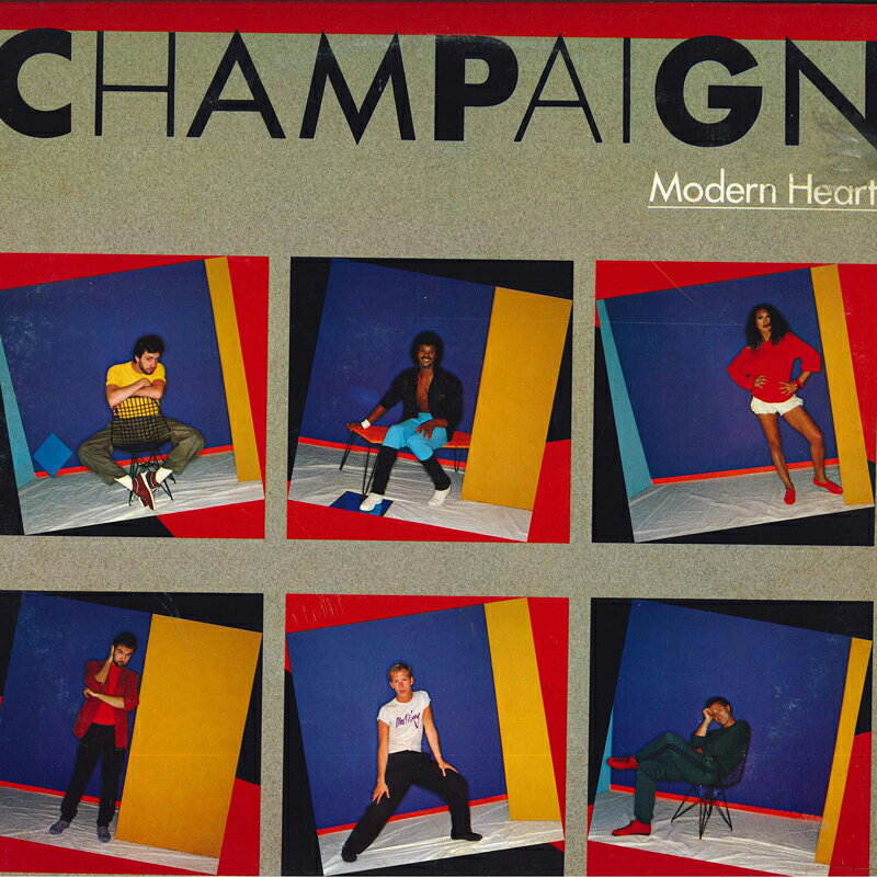 Artist Name: K - 【中古】LP Champaign Modern Heart 25AP2577 CBS SONY /00260