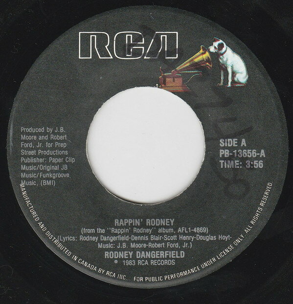 Artist Name: R - 【中古】7” Rodney Dangerfield Rappin Rodney PB13656 RCA /00080