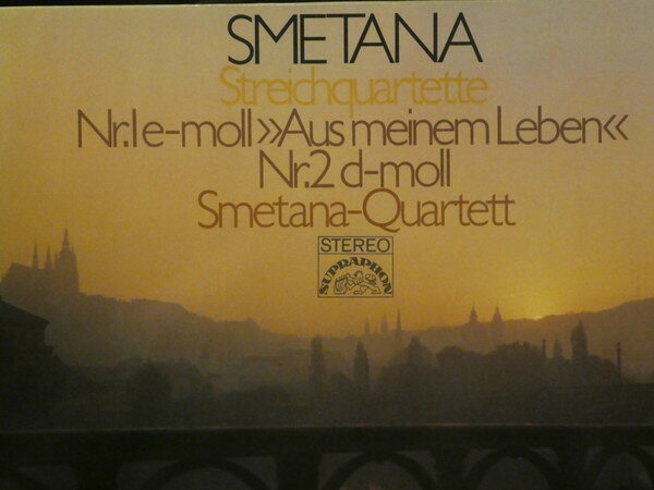 LP Bed ich Smetana , Smetana Quar Streichquartette - Nr. 1 E-Moll ”Aus meinem Leben”/ 80221PK Supraphon /00260