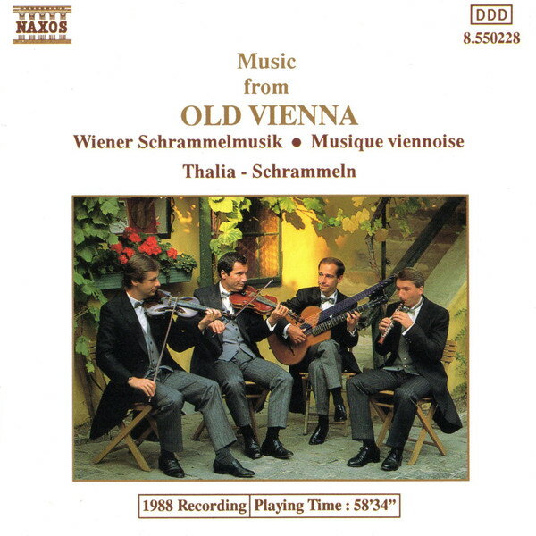 【中古】CD Thalia-Schrammeln Music From Old Vienna 8550228 Naxos /00110