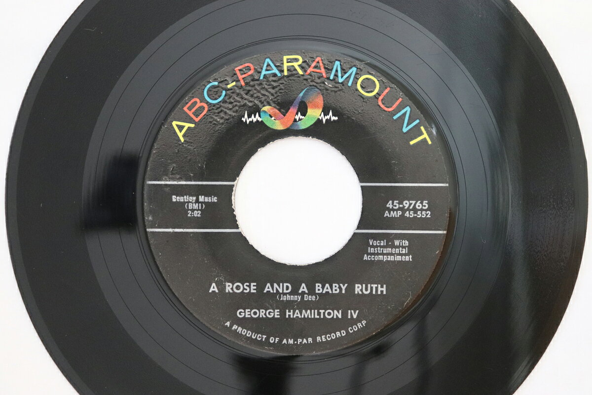 7” George Hamilton IV A Rose And A Baby Ruth 459765 ABC-Paramount /00080