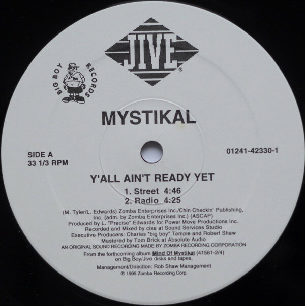 ・アーティスト Mystikal ・タイトル Y'All Ain't Ready Yet ・レーベル・型番 Big Boy Records, Jive 01241423301 ・フォーマット 12インチレコード ・コンディション(盤) 良い (VG+) ・コンディション(ジャケット) 良い (VG+) ・コンディション(帯) オビなし ・特記事項 サンプル画像です。実際の商品の画像ではありません 商品写真はバーコード/カタログ番号に対応したサンプル画像ですので、お送りする商品の画像ではありません。帯やライナーなどの付属品は、特記事項に記載されている場合のみ含まれます。プロモやカラーレコードなどの仕様についても、該当する場合のみ特記事項に記載しています。 【ご購入前に必ずご確認ください】 ・本店サイト(www.recordcity.jp)とは価格、送料が違います ・本店サイト、その他支店のオーダーとは同梱発送できません ・注文確定後に別の注文を頂いた場合、注文同士の同梱は致しかねます。 ・別倉庫から発送しているため、店頭受け渡しは対応しておりません ・一部商品は他の通販サイトでも販売しているため、ご注文のタイミングによっては商品のご用意ができない場合がございます。 ・土日祝日はお休みです 金曜・祝前日9時以降のご連絡またはご入金は、返答または発送が週明け・祝日明けに順次対応となります。 ・ご購入後のキャンセル不可 ご購入後のキャンセルはいかなる理由においてもお受けできません。ご了承の上、ご購入くださいませ。 ・日本郵便(ゆうパック/ゆうメール)によるお届けになります。 ・中古品であることをご理解ください 当ストアでは中古商品を主に販売しております。中古品であることをご理解の上ご購入ください。また、一部商品はRecordCityオンラインストアで試聴可能です。 ・返品について お客様のご都合による返品は一切承っておりません。 表記の内容と実際の商品に相違がある場合、また針飛び等で返品・返金をご希望される場合は、商品の到着後1週間以内にご連絡ください。商品の返送をこちらで確認後、キャンセル・返金を行います。 コンディションVG以下の商品は返品できません。プレイに影響のない表面のこすれ傷、プレス起因のノイズ盤は返品の対象外です。 【コンディション表記】 ・ほぼ新品(M-)(Like New) 完全な新品。未使用。当店ではほぼ使用しません ・非常に良い(EX)(Excellent) 中古盤として美品な状態。わずかな経年を感じるものの傷みを感じさせない、当店基準で最高の状態 ・良い(VG+)(Very Good Plus) 丁寧に扱われた中古品で、軽い使用感がみられる。 ・可(VG)(Acceptable) 使い込まれた中古品で、「良い」よりもさらに使用感がみられる。 ・悪い(VG-)(Bad) 状態が悪いアイテム。使用の保障はなく、再生不可、針飛び、目立つノイズがあるかもしれない。状態によるクレーム不可。返品不可。 ・非常に悪い(G)(Very Bad) 「悪い」よりさらに状態が悪いアイテム。使用の保障はなく、再生不可、針飛び、目立つノイズがあるかもしれない。状態によるクレーム不可。返品不可。 ・ジャンク(Fair)(Junk/Fair) 割れている、反っている、水ダメージがある、カビ、ジャケットが分離している、ひどい書き込み、ひどい擦れなど最低の状態。使用の保障はなく、再生不可、針飛び、目立つノイズがあるかもしれない。状態によるクレーム不可。返品不可。 ・ジャンク(Poor)(Junk/Poor) 割れている、反っている、水ダメージがある、カビ、ジャケットが分離している、ひどい書き込み、ひどい擦れなど最低の状態。使用の保障はなく、再生不可、針飛び、目立つノイズがあるかもしれない。状態によるクレーム不可。返品不可。