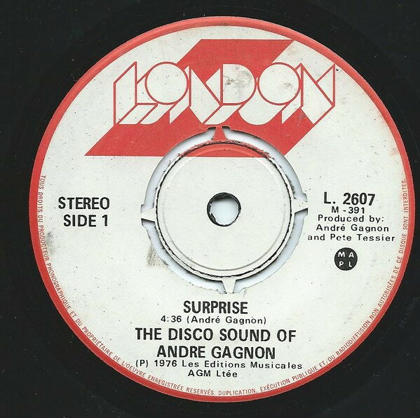 7” Andre Gagnon Surprise L2607 London Records /00080