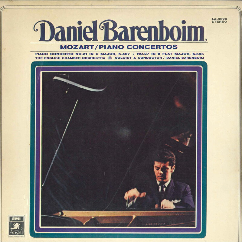 【中古】LP ダニエル バレンボイム, イギリ モーツァルト: ピアノ協奏曲第21番, 第27番 AA8520 ANGEL /00400