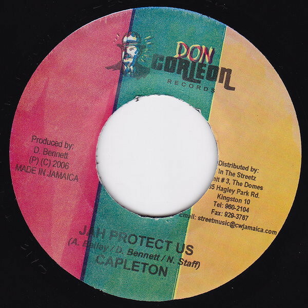 7” Capleton Jah Protect Us NONE Don Corleon Records /00080