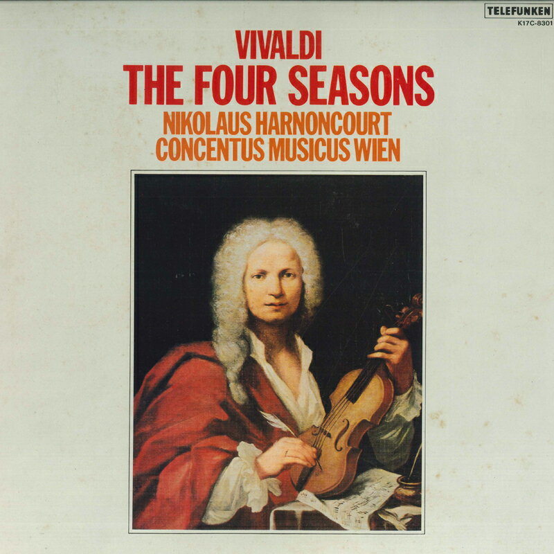 ・アーティスト ニコラウス・アーノンクール, ウィーン・コンツェントゥス・ムジクス ・タイトル ヴィヴァルディ 四季 ・レーベル・型番 TELEFUNKEN K17C8301 ・フォーマット LP ・コンディション(盤) 非常に良い(EX) ・コンディション(ジャケット) 可 (VG) ・コンディション(帯) 良い (VG+) ・特記事項 【カバー汚れ】 サンプル画像です。実際の商品の画像ではありません 商品写真はバーコード/カタログ番号に対応したサンプル画像ですので、お送りする商品の画像ではありません。帯やライナーなどの付属品は、特記事項に記載されている場合のみ含まれます。プロモやカラーレコードなどの仕様についても、該当する場合のみ特記事項に記載しています。 【ご購入前に必ずご確認ください】 ・本店サイト(www.recordcity.jp)とは価格、送料が違います ・本店サイト、その他支店のオーダーとは同梱発送できません ・注文確定後に別の注文を頂いた場合、注文同士の同梱は致しかねます。 ・別倉庫から発送しているため、店頭受け渡しは対応しておりません ・一部商品は他の通販サイトでも販売しているため、ご注文のタイミングによっては商品のご用意ができない場合がございます。 ・土日祝日はお休みです 金曜・祝前日9時以降のご連絡またはご入金は、返答または発送が週明け・祝日明けに順次対応となります。 ・ご購入後のキャンセル不可 ご購入後のキャンセルはいかなる理由においてもお受けできません。ご了承の上、ご購入くださいませ。 ・日本郵便(ゆうパック/ゆうメール)によるお届けになります。 ・中古品であることをご理解ください 当ストアでは中古商品を主に販売しております。中古品であることをご理解の上ご購入ください。また、一部商品はRecordCityオンラインストアで試聴可能です。 ・返品について お客様のご都合による返品は一切承っておりません。 表記の内容と実際の商品に相違がある場合、また針飛び等で返品・返金をご希望される場合は、商品の到着後1週間以内にご連絡ください。商品の返送をこちらで確認後、キャンセル・返金を行います。 コンディションVG以下の商品は返品できません。プレイに影響のない表面のこすれ傷、プレス起因のノイズ盤は返品の対象外です。 【コンディション表記】 ・ほぼ新品(M-)(Like New) 完全な新品。未使用。当店ではほぼ使用しません ・非常に良い(EX)(Excellent) 中古盤として美品な状態。わずかな経年を感じるものの傷みを感じさせない、当店基準で最高の状態 ・良い(VG+)(Very Good Plus) 丁寧に扱われた中古品で、軽い使用感がみられる。 ・可(VG)(Acceptable) 使い込まれた中古品で、「良い」よりもさらに使用感がみられる。 ・悪い(VG-)(Bad) 状態が悪いアイテム。使用の保障はなく、再生不可、針飛び、目立つノイズがあるかもしれない。状態によるクレーム不可。返品不可。 ・非常に悪い(G)(Very Bad) 「悪い」よりさらに状態が悪いアイテム。使用の保障はなく、再生不可、針飛び、目立つノイズがあるかもしれない。状態によるクレーム不可。返品不可。 ・ジャンク(Fair)(Junk/Fair) 割れている、反っている、水ダメージがある、カビ、ジャケットが分離している、ひどい書き込み、ひどい擦れなど最低の状態。使用の保障はなく、再生不可、針飛び、目立つノイズがあるかもしれない。状態によるクレーム不可。返品不可。 ・ジャンク(Poor)(Junk/Poor) 割れている、反っている、水ダメージがある、カビ、ジャケットが分離している、ひどい書き込み、ひどい擦れなど最低の状態。使用の保障はなく、再生不可、針飛び、目立つノイズがあるかもしれない。状態によるクレーム不可。返品不可。