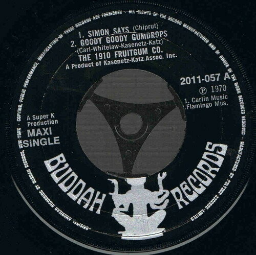 【中古】7” 1910 Fruitgum Company Simon Says 2011057 Buddah Records /00080