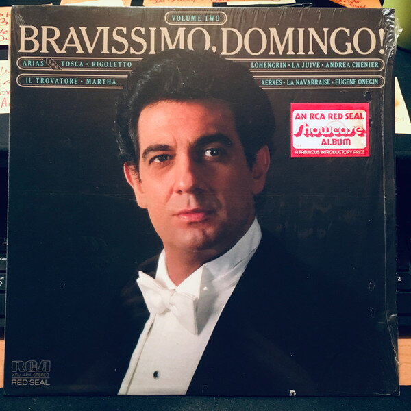 LP Placido Domingo Bravissimo, Domingo! Volume Two XRL14414 RCA Red Seal /00260