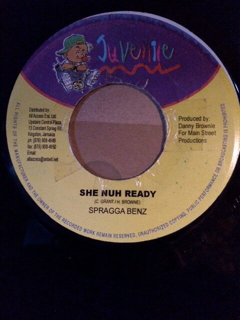 7” Spragga Benz / Danny Browne She Nuh Ready NONE Juvenile /00080