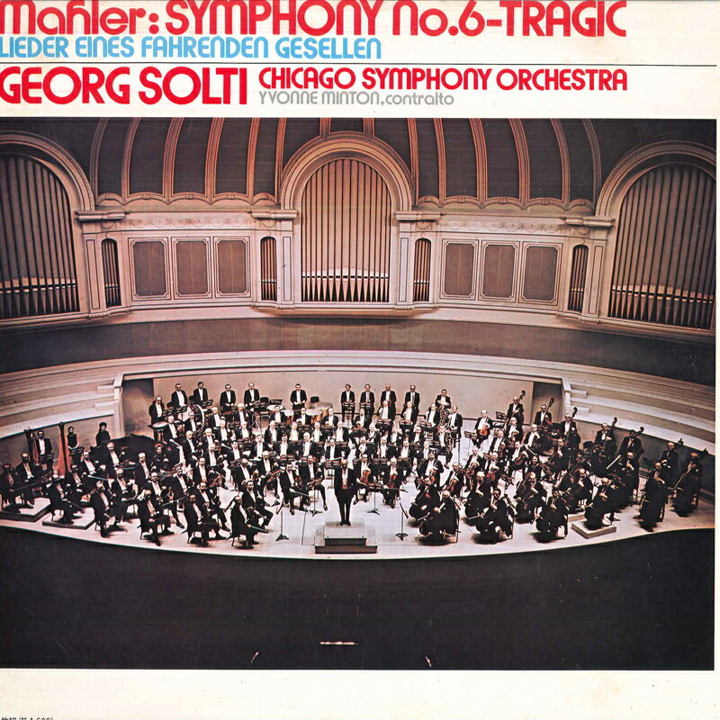 【中古】2LP Georg Solti,chicago Symphony Orchestra Mahler SLC23878 LONDON Japan Vinyl /00660
