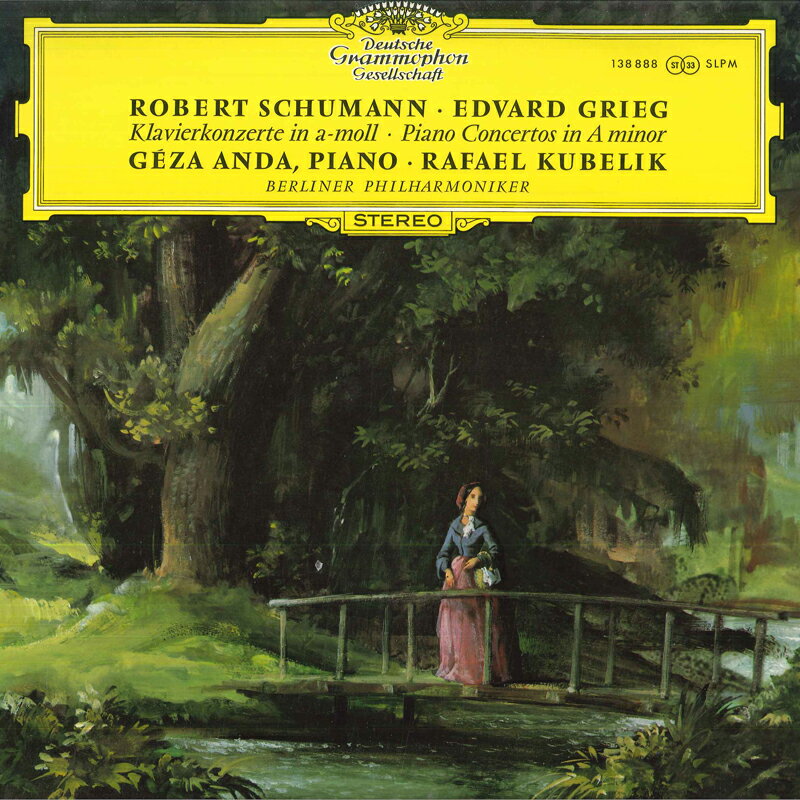 【中古】独LP Robert Schumann, Edvard Grieg, Geza Anda, Rafael Kubelik, Berliner Philharmoniker Klavierkonzerte In A-moll / Piano Concertos In A Minor 138888 DEUTSCHE GRAMMOPHON /00260