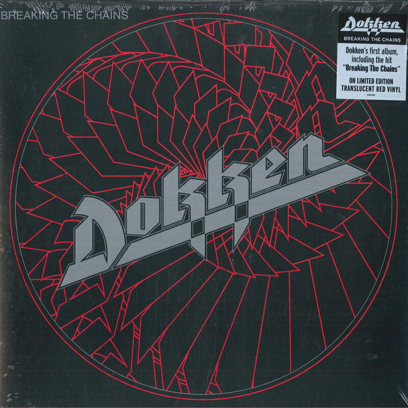 Artist Name: B - 【新品】欧LP Dokken Breaking The Chains 538679881 Elektra, BMG /00260