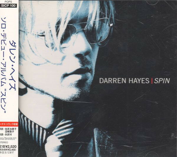 CD Darren Hayes Spin SICP100 Sony Records Intl /00110
