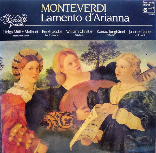 šʩLP Concerto Vocale, Helga Muller- Monteverdi: Lamento DArianna HM...