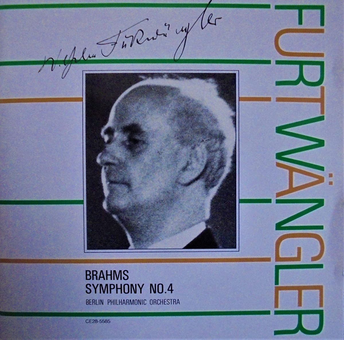 【中古】CD ウィーン・フィルハーモニー管弦楽団, ブラームス; フルトヴェングラー(ウィルヘルム) 交響曲第4番ホ短調 CE285585 ANGEL /00110 recordcity-10546597 RECORD CITY 楽天市場店 パッケージ画像
