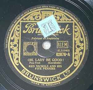 【中古】英78RPM/SP Louisiana Rhythm Kings Oh, Lady Be Good! / I Have To Have You 02676 Brunswick /00500