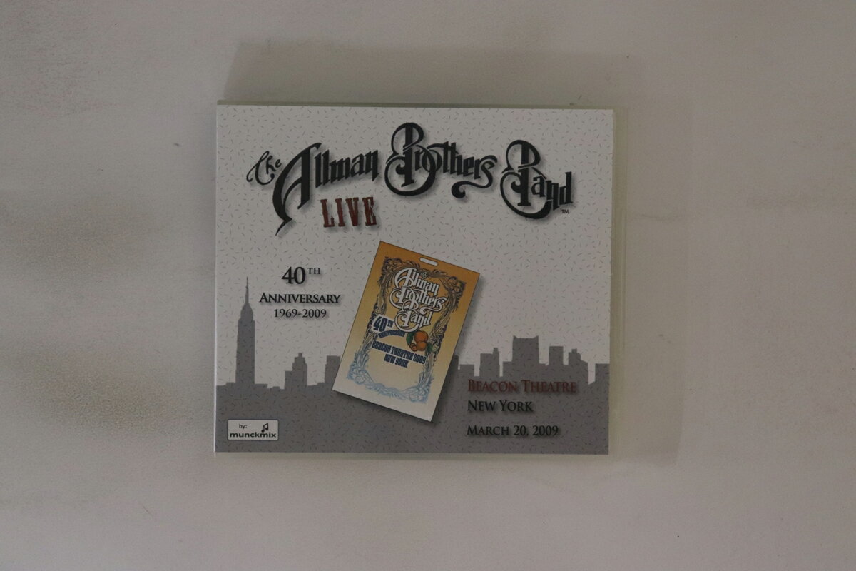 【中古】米3CD Allman Brothers Band Beacon Theatre New York March 19, 2009 (Live 40th Anniversary..