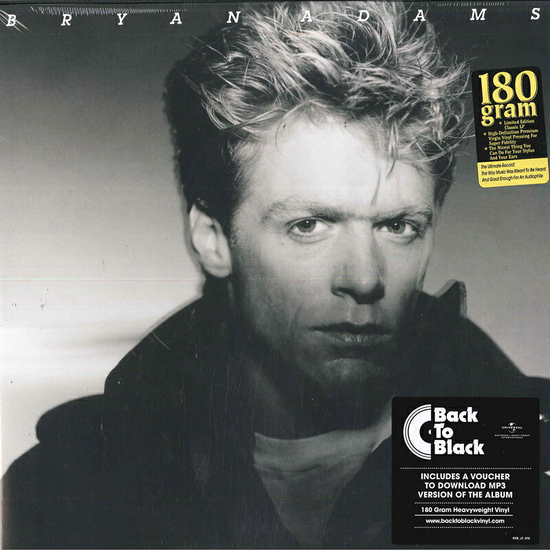 【新品】2discs LP Bryan Adams Reckless 3783059 A M Records, UMe 未開封 /00660