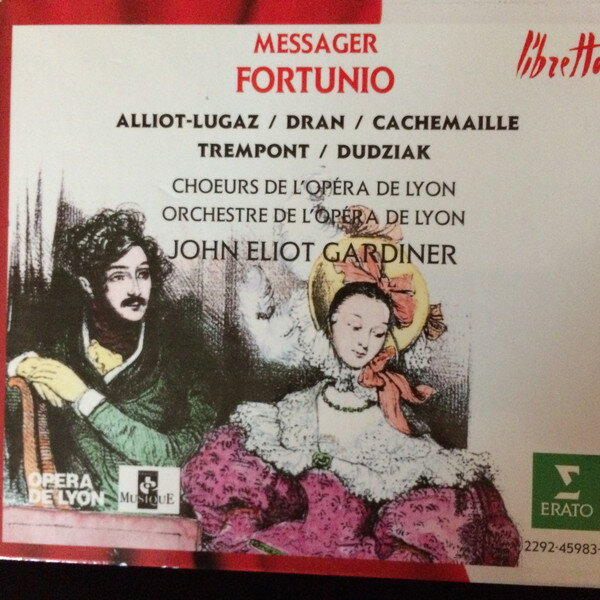 【中古】独2CD Andre Messager, John Eliot Gar Messager: Fortunio 2292459832 Erato /00330