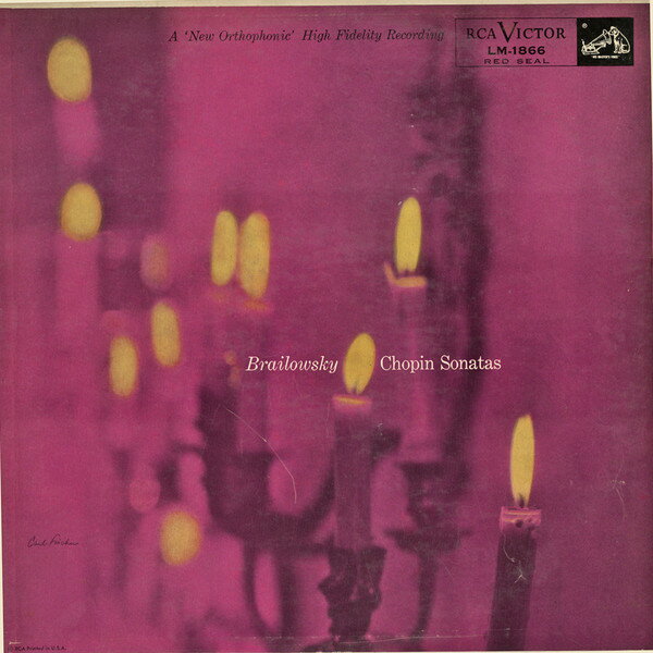 【中古】米LP Alexander BRAILOWSKY Chopin: Piano Sonata No. 2 In B-flat Minor Op. 35, LM1866 RCA Victor Red Seal /00260