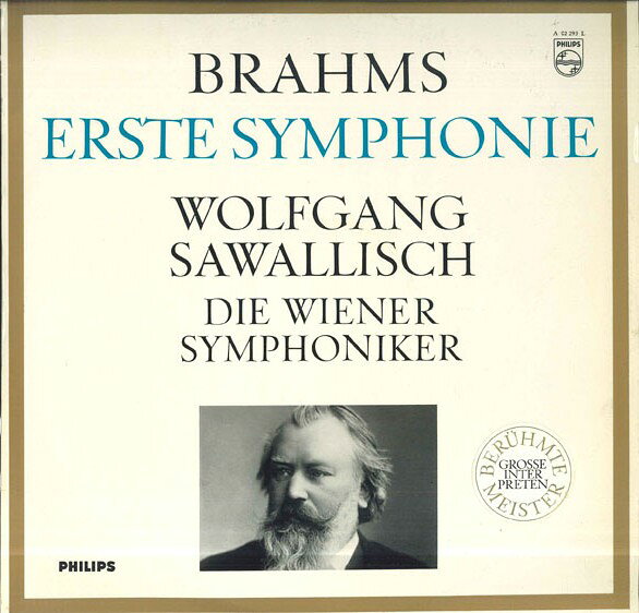 【中古】LP ヴォルフガング・サヴァリッシュ ブラームス 交響曲 第1番 ハ短調,　作品68 A02293L PHILIPS /00260 recordcity-10934875 RECORD CITY 楽天市場店 パッケージ画像