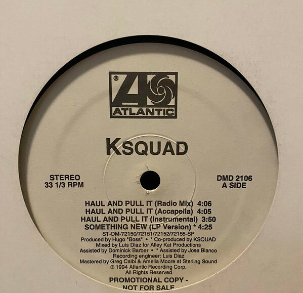 【中古】12” Ksquad Haul And Pull It 085653 ATLANTIC /00250