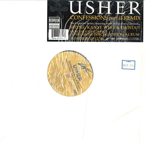 【中古】米12” Usher Confessions Part 2 Remix (feat. Shyne, Kanye West & LFC647791 LaFace Records, Zomb /00250 【中古】米12” Usher Confessions Part 2 Remix (feat. Shyne, Kanye West & LFC647791 LaFace Records, Zomb /00250
