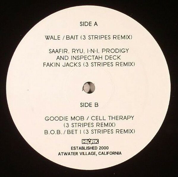 【新品】米12” Wale; Saafir, Ryu, I-N-I, Prod Bait (3 Stripes Remix); Fakin Jacks (3 Stripes Remi HLRK002 HLRK /00200