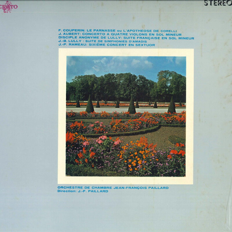 【中古】LP Jean Francois Paillard, Orches フランス古典音楽名曲選 / クープラン オーベール リュ OS..