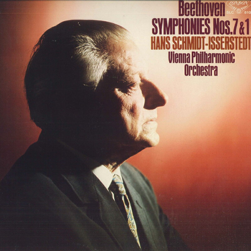【中古】LP Hans Schmidt Isserstedt, Vienn ベートーヴェン : 交響曲第7番 イ長調 / 交響曲第1番 SLC8100 LONDON /00260