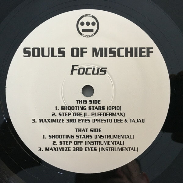 【中古】米12” Souls Of Mischief Focus (Shooting Stars/Step Off) none Hiero Imperium /00250