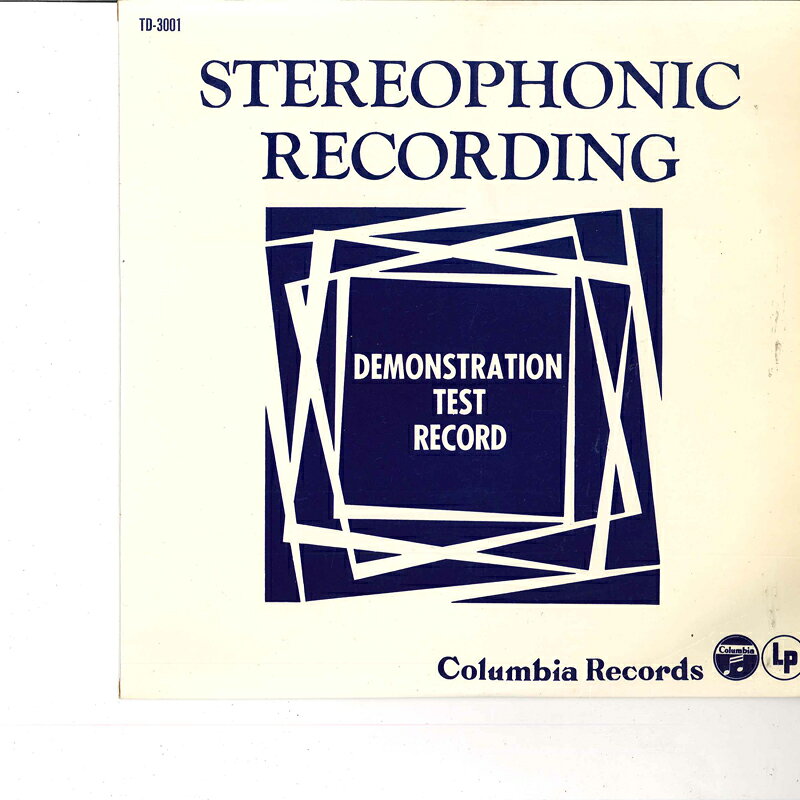 【中古】10” ステレオ テスト レコード コロムビア ステレオ テスト レコード TD3001 COLUMBIA プロモ /00200
