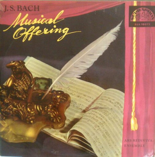 【中古】チェコスロバキアLP J. S. Bach, Ars Rediviva Ensem Musical Offering SUA10072 SUPRAPHON /00260 【中古】チェコスロバキアLP J. S. Bach, Ars Rediviva Ensem Musical Offering SUA10072 SUPRAPHON /00260