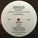 【中古】米LP Ludwig van Beethoven - Lili Kraus Baroque To XXth Century 3006 Educo /00...