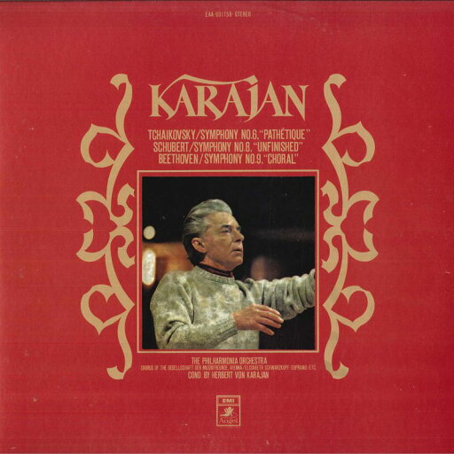 【中古】2LP Karajan, The Philharmonia Orch Tchaikovsky Symphony No.6, ”pathetique” / Schubert EAA93175B ANGEL /00660 【中古】2LP Karajan, The Philharmonia Orch Tchaikovsky Symphony No.6, ”pathetique” / Schubert EAA93175B ANGEL /00660