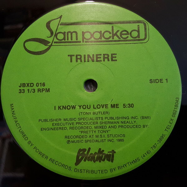 12” Trinere I Know You Love Me JBXD016 Blackout /00250