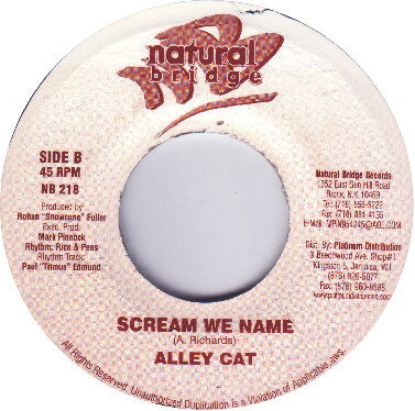【中古】7” Alley Cat Scream We Name NONE /00080