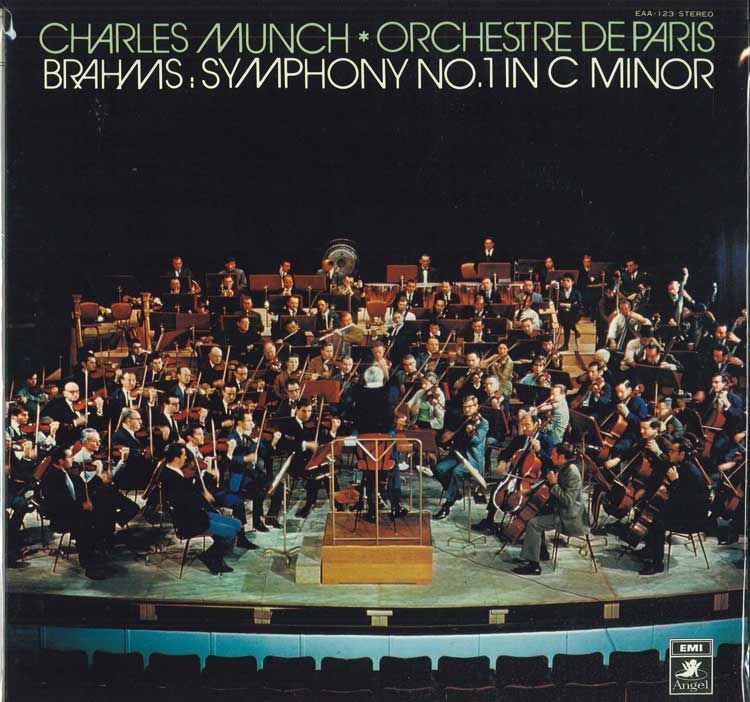 【中古】LP シャルル・ミュンシュ, パリ管弦 ブラームス 交響曲第1番ハ短調作品68 EAA123 ANGEL /00260