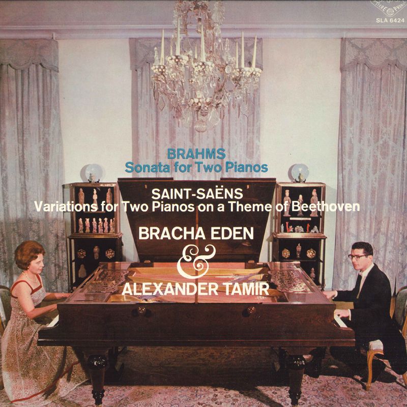 【中古】LP Bracha Eden, Alexander Tamir Brahms Sonata In F Minor For Two Pianos, Op.34 SLA6424 LONDON /00260