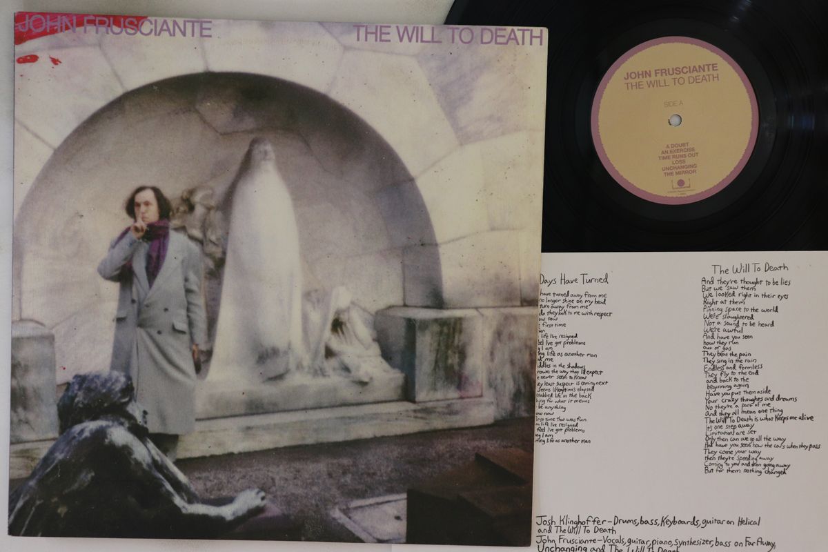 【中古】米LP John Frusciante Will To Death 488001,148800 RECORD COLLECTION /00260