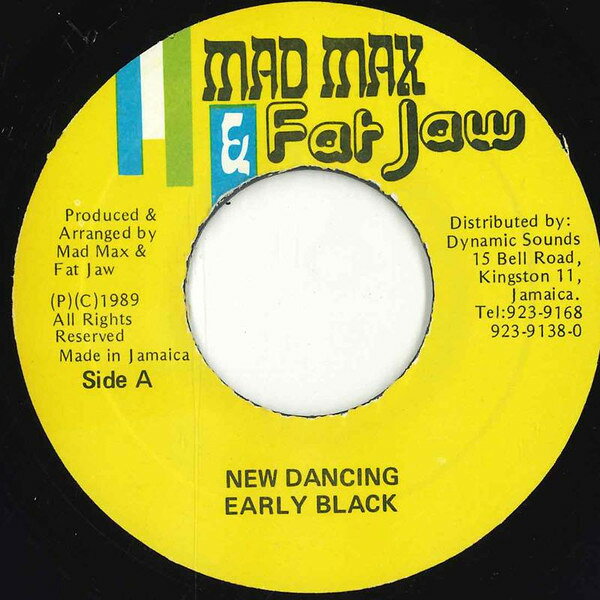 【中古】7” Early Black New Dancing NONE Mad Max &amp; Fat Jaw /00080