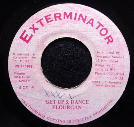 7” Flourgon Get Up &amp; Dance NONE Exterminator /00080