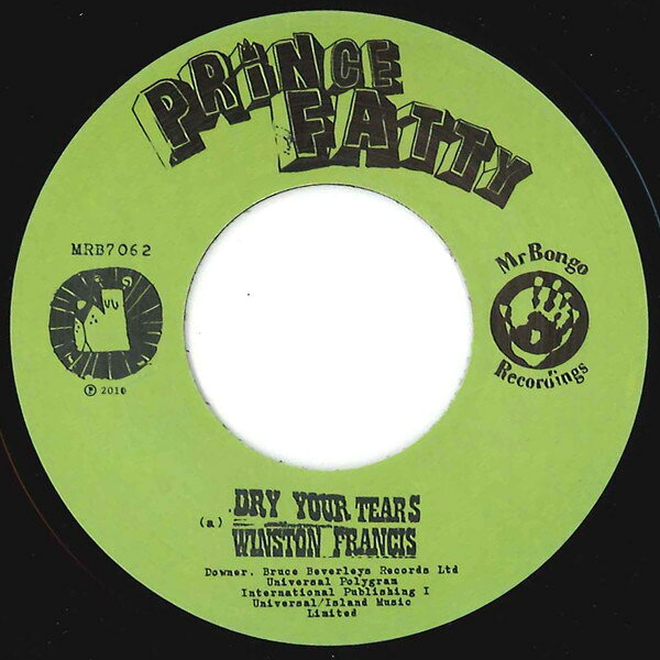 ・アーティスト Prince Fatty ・タイトル Dry Your Tears / Christopher Columbus ・レーベル・型番 Mr Bongo MRB7062 ・フォーマット 7インチレコード ・コンディション(盤) 良い (VG+) ・コンディション(ジャケット) ・コンディション(帯) オビなし ・特記事項 サンプル画像です。実際の商品の画像ではありません 商品写真はバーコード/カタログ番号に対応したサンプル画像ですので、お送りする商品の画像ではありません。帯やライナーなどの付属品は、特記事項に記載されている場合のみ含まれます。プロモやカラーレコードなどの仕様についても、該当する場合のみ特記事項に記載しています。 【ご購入前に必ずご確認ください】 ・本店サイト(www.recordcity.jp)とは価格、送料が違います ・本店サイト、その他支店のオーダーとは同梱発送できません ・注文確定後に別の注文を頂いた場合、注文同士の同梱は致しかねます。 ・別倉庫から発送しているため、店頭受け渡しは対応しておりません ・一部商品は他の通販サイトでも販売しているため、ご注文のタイミングによっては商品のご用意ができない場合がございます。 ・土日祝日はお休みです 金曜・祝前日9時以降のご連絡またはご入金は、返答または発送が週明け・祝日明けに順次対応となります。 ・ご購入後のキャンセル不可 ご購入後のキャンセルはいかなる理由においてもお受けできません。ご了承の上、ご購入くださいませ。 ・日本郵便(ゆうパック/ゆうメール)によるお届けになります。 ・中古品であることをご理解ください 当ストアでは中古商品を主に販売しております。中古品であることをご理解の上ご購入ください。また、一部商品はRecordCityオンラインストアで試聴可能です。 ・返品について お客様のご都合による返品は一切承っておりません。 表記の内容と実際の商品に相違がある場合、また針飛び等で返品・返金をご希望される場合は、商品の到着後1週間以内にご連絡ください。商品の返送をこちらで確認後、キャンセル・返金を行います。 コンディションVG以下の商品は返品できません。プレイに影響のない表面のこすれ傷、プレス起因のノイズ盤は返品の対象外です。 【コンディション表記】 ・ほぼ新品(M-)(Like New) 完全な新品。未使用。当店ではほぼ使用しません ・非常に良い(EX)(Excellent) 中古盤として美品な状態。わずかな経年を感じるものの傷みを感じさせない、当店基準で最高の状態 ・良い(VG+)(Very Good Plus) 丁寧に扱われた中古品で、軽い使用感がみられる。 ・可(VG)(Acceptable) 使い込まれた中古品で、「良い」よりもさらに使用感がみられる。 ・悪い(VG-)(Bad) 状態が悪いアイテム。使用の保障はなく、再生不可、針飛び、目立つノイズがあるかもしれない。状態によるクレーム不可。返品不可。 ・非常に悪い(G)(Very Bad) 「悪い」よりさらに状態が悪いアイテム。使用の保障はなく、再生不可、針飛び、目立つノイズがあるかもしれない。状態によるクレーム不可。返品不可。 ・ジャンク(Fair)(Junk/Fair) 割れている、反っている、水ダメージがある、カビ、ジャケットが分離している、ひどい書き込み、ひどい擦れなど最低の状態。使用の保障はなく、再生不可、針飛び、目立つノイズがあるかもしれない。状態によるクレーム不可。返品不可。 ・ジャンク(Poor)(Junk/Poor) 割れている、反っている、水ダメージがある、カビ、ジャケットが分離している、ひどい書き込み、ひどい擦れなど最低の状態。使用の保障はなく、再生不可、針飛び、目立つノイズがあるかもしれない。状態によるクレーム不可。返品不可。