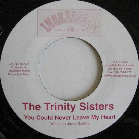 【中古】7” Trinity Sisters You Could Never Leave My Heart IM037 Incredible Music /00080