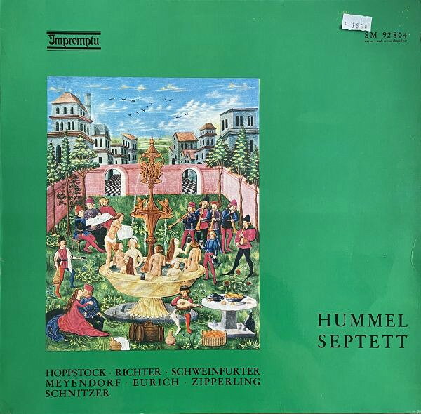 【中古】LP Johann Nepomuk Hummel - Werner Septett SM192804 Impromptu /00260