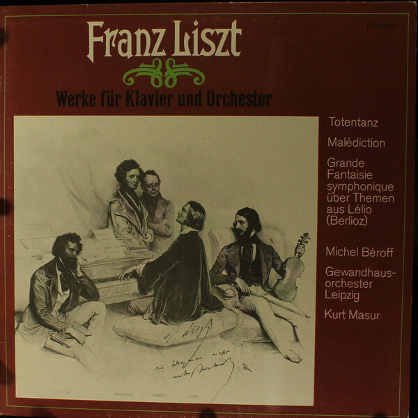 LP Franz Liszt - Michel Beroff , Werke Fur Klavier Und Orchester 827429 ETERNA /00260