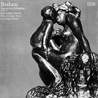 LP Johannes Brahms - Edith Mathis Deutsche Volkslieder - Heft 4-6 826733 ETERNA /00260