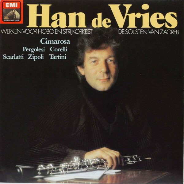 【中古】LP Han de Vries , Zagreba ki Soli Werken Voor Hobo En Strijkorkest - Cimarosa, Pergol 1A06526683 His Masters Voice /00260