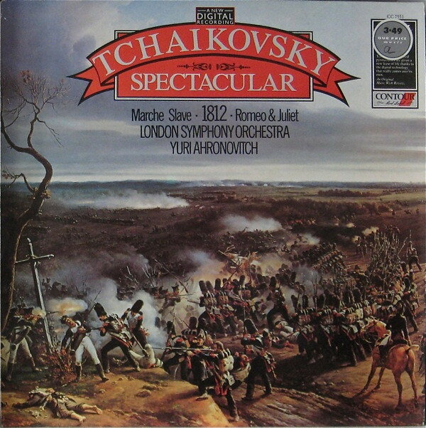 LP Pyotr Ilyich Tchaikovsky , Lon Tchaikovsky Spectacular: 1812 Overture / March Slav CC7551 Contour Red Label /00260